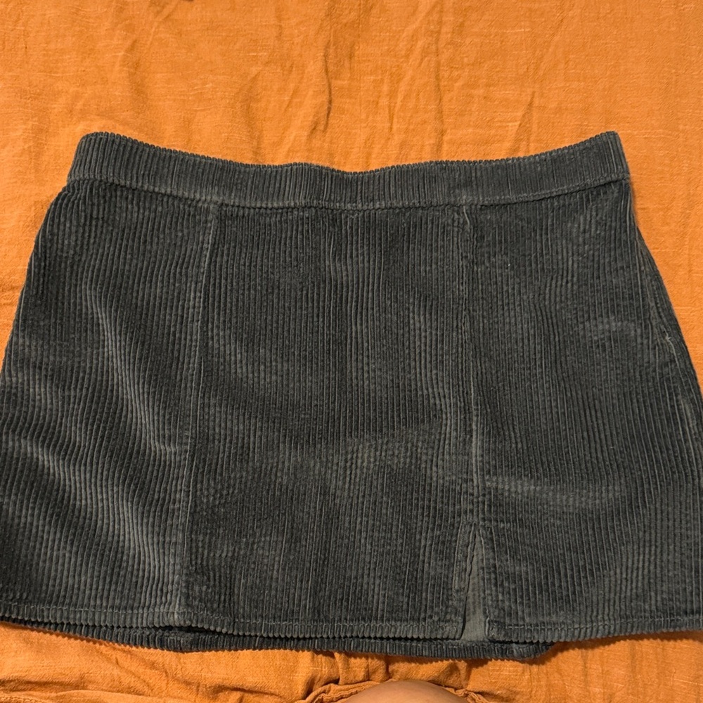Classic grey Corduroy Skirt